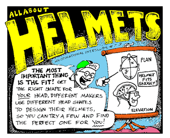 get a helmet that fits